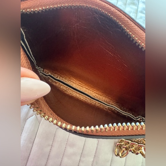 Brown Chain Strap Women's belt Bag - Picture 4 of 5